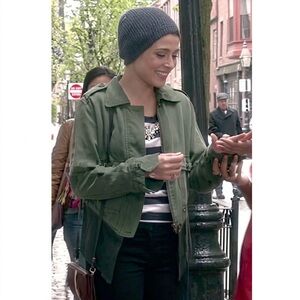Military Fatigue Green Jacket ASO April Carver From Chasing Life Size Small
